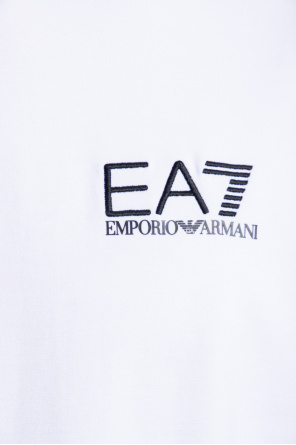 Emporio Armani graphic-print cap Logo T-shirt