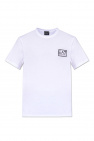 Ea7 Emporio randonn armani camouflage logo print cotton T-shirt