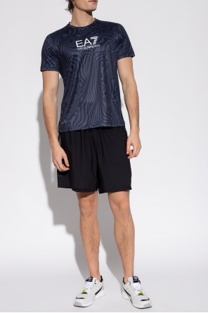 Patterned t-shirt od EA7 Emporio Armani