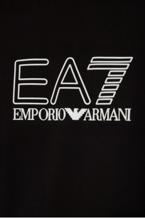 Emporio Armani paint splatter-print short-sleeved T-shirt Sleeveless T-shirt