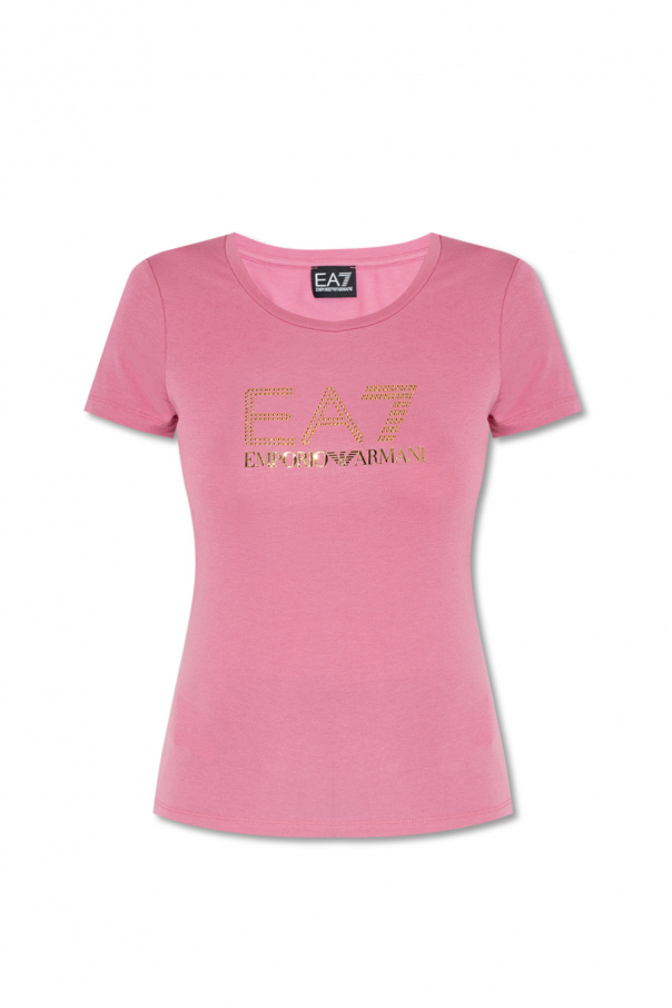 EA7 Emporio armani crew-neck T-shirt with logo