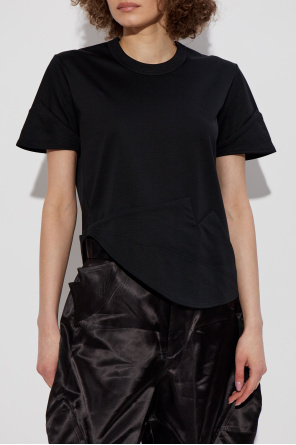 Comme des Garçons Noir Kei Ninomiya T-shirt with asymmetric finish