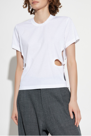 Comme des Garçons Noir Kei Ninomiya Top mit dekorativen Ausschnitten