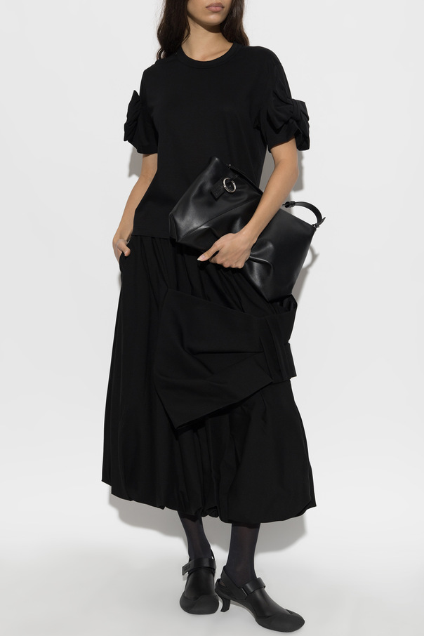 Comme des Garçons Noir Kei Ninomiya T-shirt with decorative appliqués