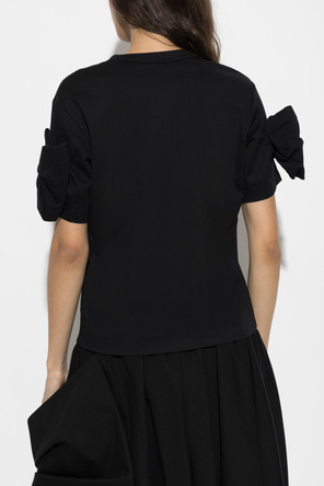 Comme des Garçons Noir Kei Ninomiya T-shirt with decorative appliqués