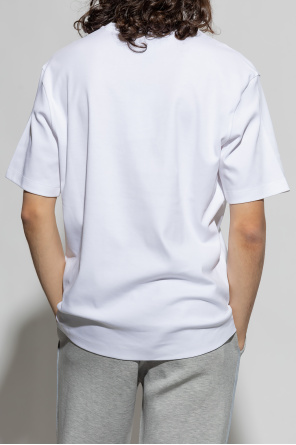 Emporio bow-detail armani Printed T-shirt