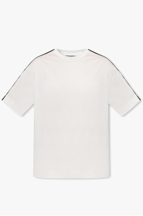 Emporio armani materia textured crew-neck T-shirt
