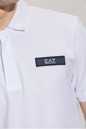 EA7 Emporio Armani adjusted Polo shirt with logo