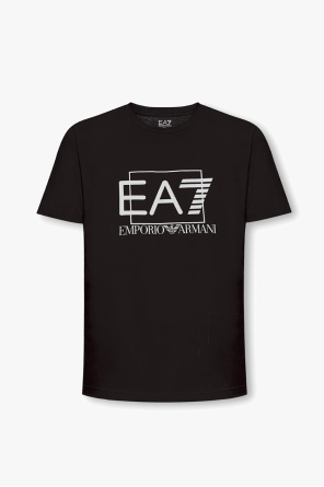 Emporio Armani Badge Eagle Crew T Shirt