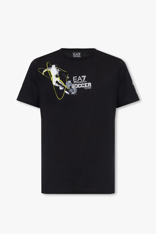EA7 Emporio TUMBLED Armani T-shirt with logo