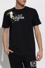 EA7 Emporio Armani BLACK T-shirt with logo