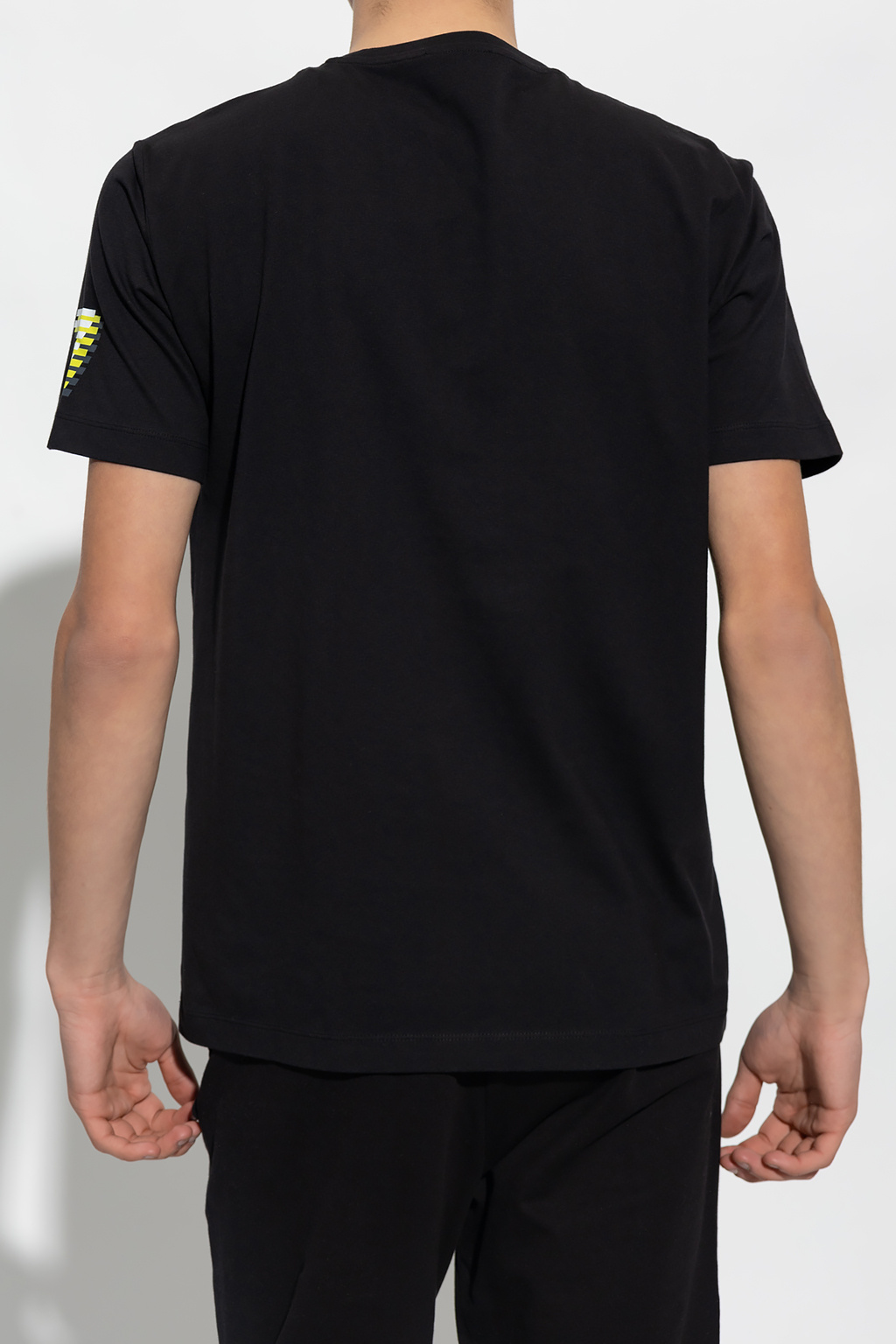 EA7 Emporio waistband armani T-shirt with logo
