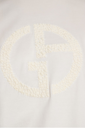 Giorgio Armani Cacao T-shirt with logo