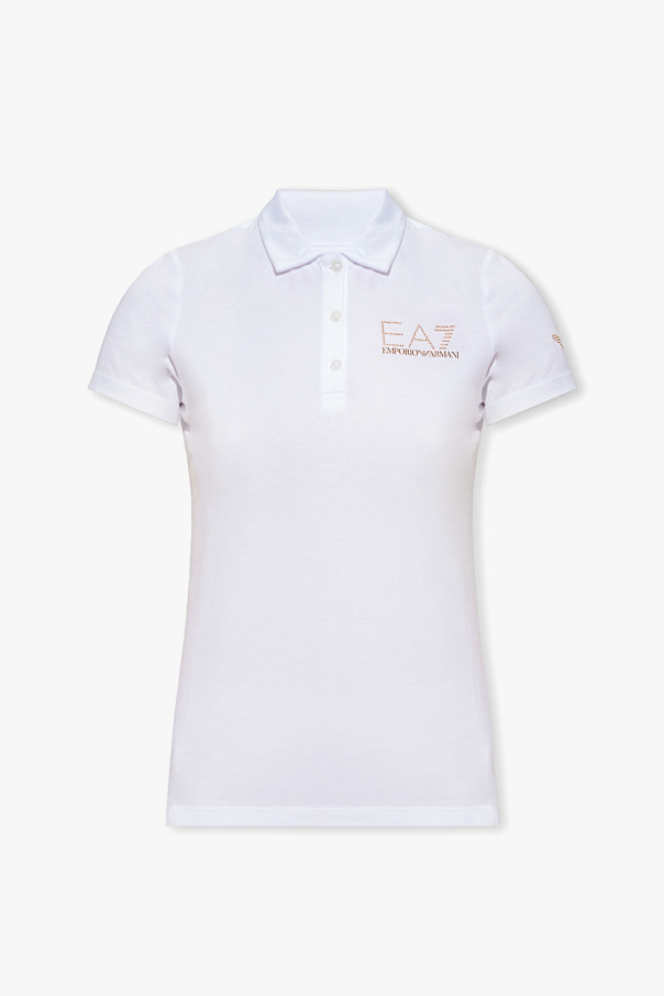 EA7 Emporio Armani corta polo shirt with logo