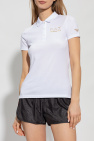 EA7 Emporio Armani WHITE Polo shirt with logo