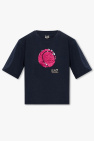 Emporio Armani logo patch cotton T-shirt