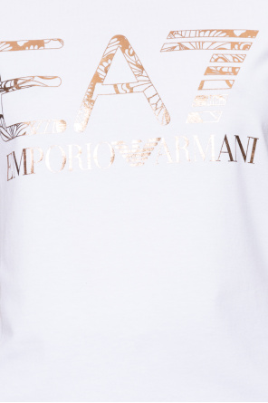 EA7 Emporio elasticated armani T-shirt with logo