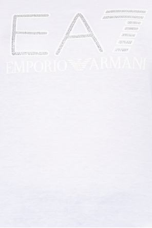 EA7 Emporio Armani Emporio Armani ribbed-knit V-neck dress