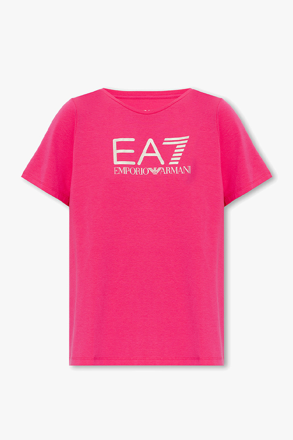 EA7 Emporio Armani Mens EMPORIO ARMANI Cotton Short Sleeve T-shirt Black 3Z1T92-1J0AZ-0999