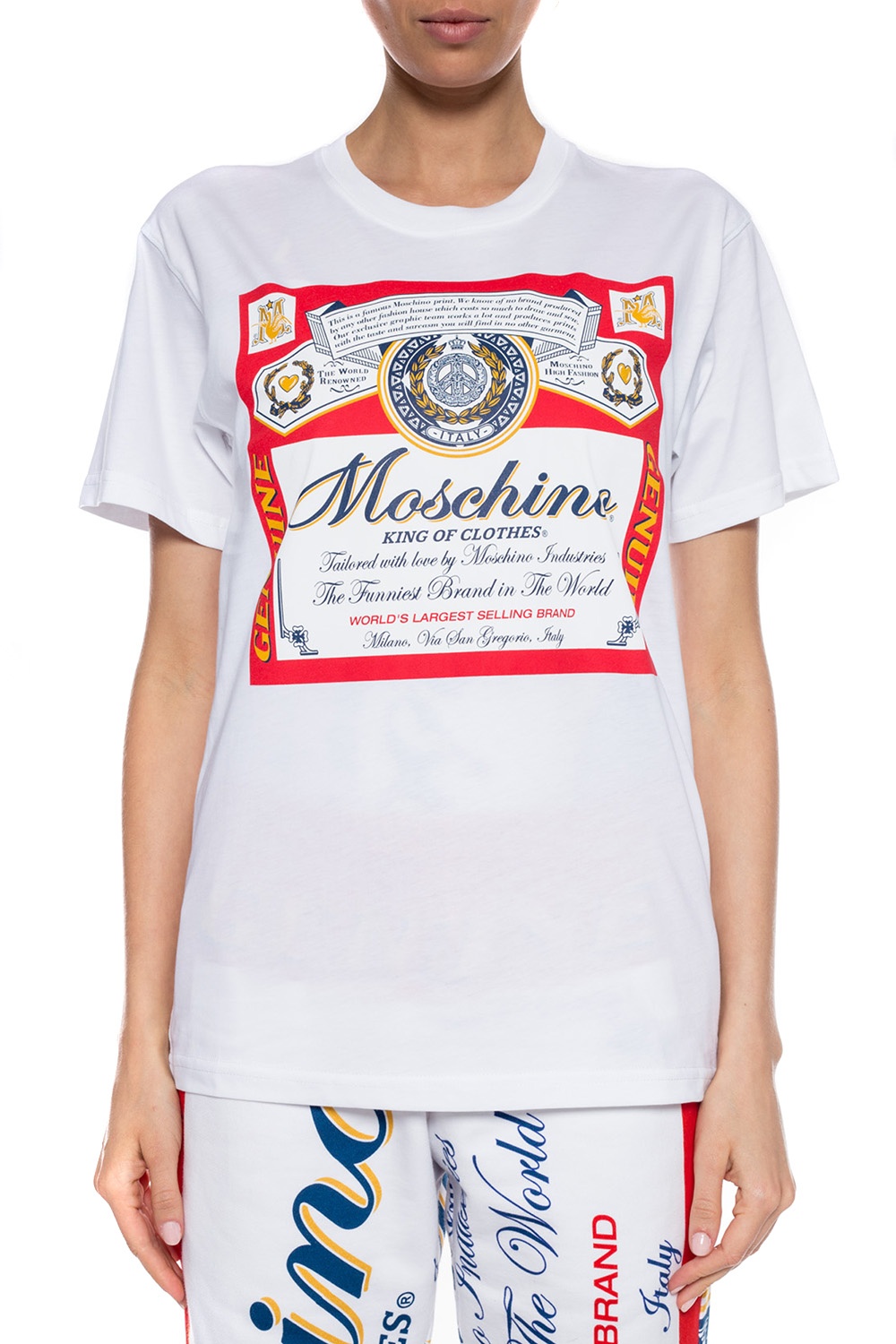 Details about   LOVE MOSCHINO Shirt M C 761 01 T 8671 blue 100% Cotton