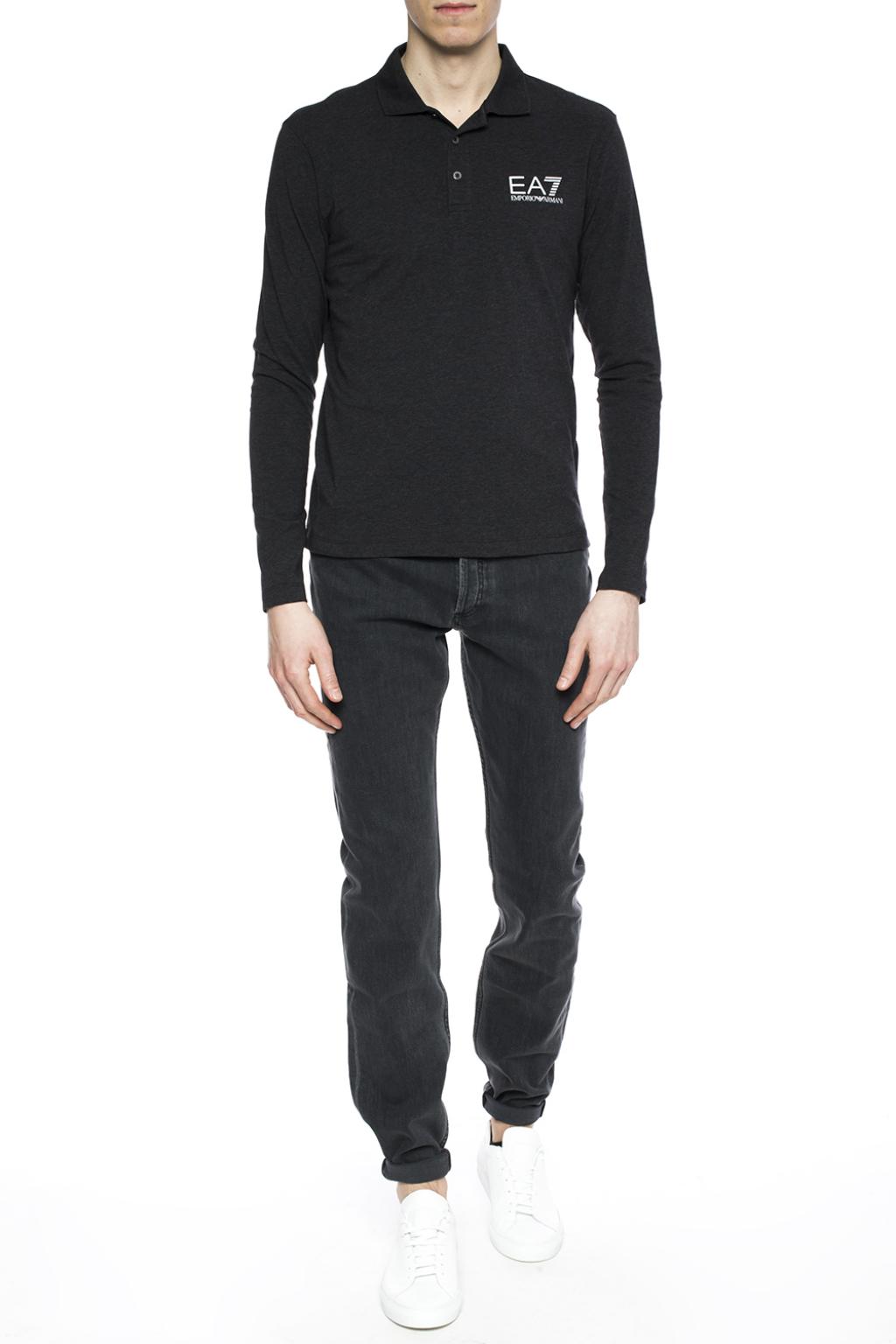 ea7 long sleeve polo