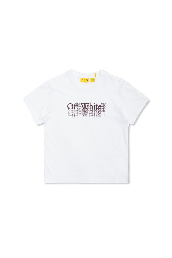 T-shirt with printed logo od Off-White Kids