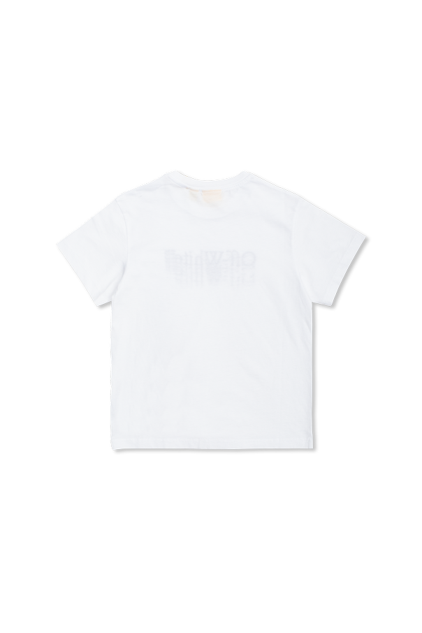 Off-White Kids Camiseta con logo estampado