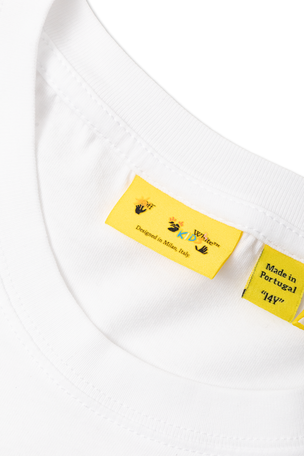 Off-White Kids Printed logo T-shirt