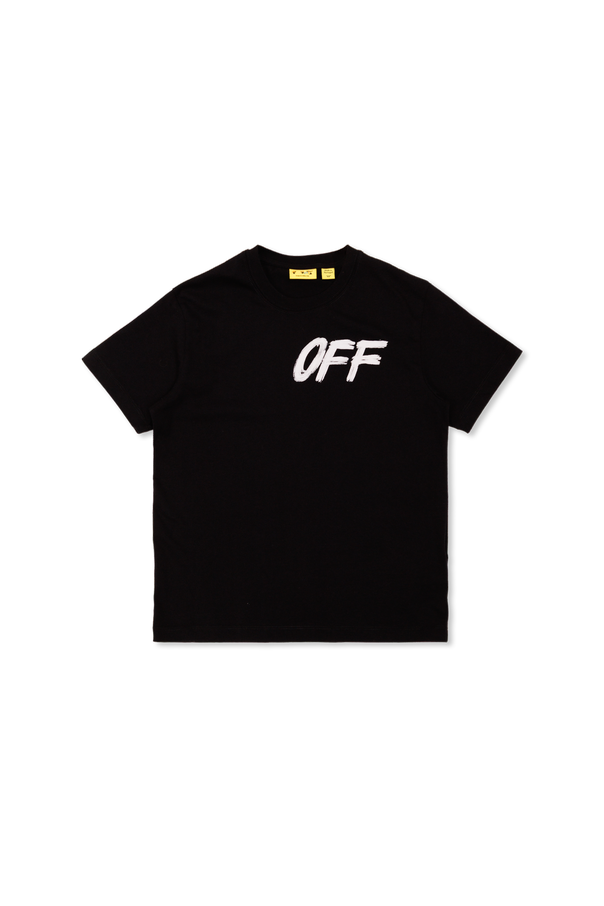 T-shirt with printed logo od Off-White Kids