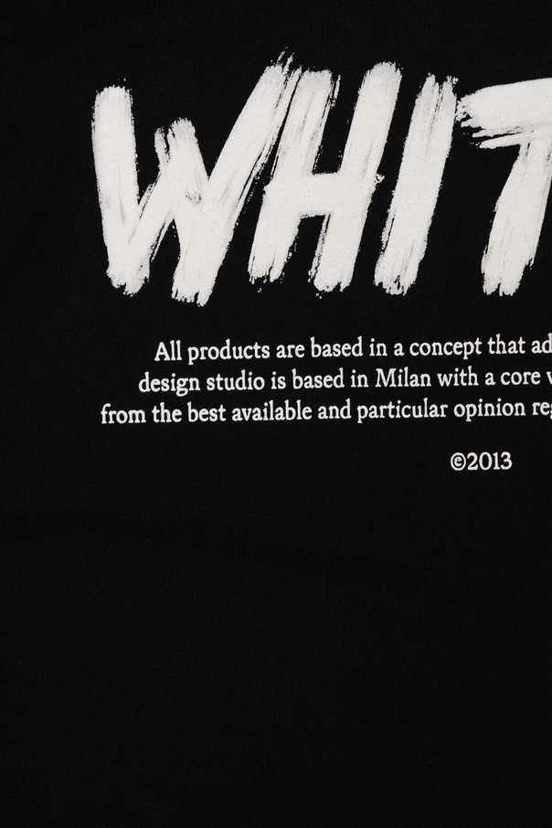 Off-White Kids Printed logo T-shirt