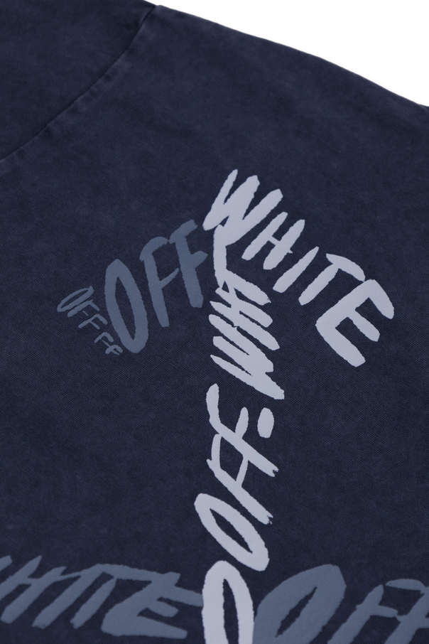 Off-White Kids Camiseta con logotipo estampado