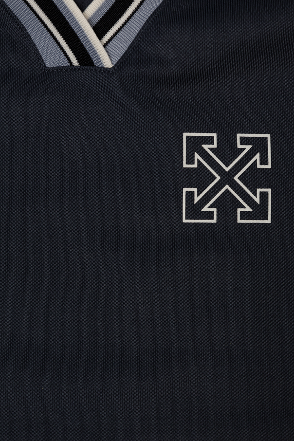 Off-White Kids Camiseta con cuello en pico