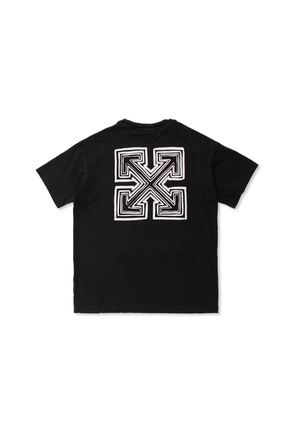 Off-White Kids T-shirt com logótipo