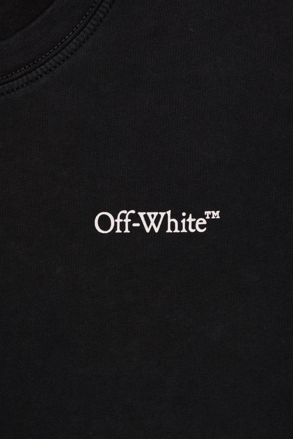 Off-White Kids T-shirt com logótipo