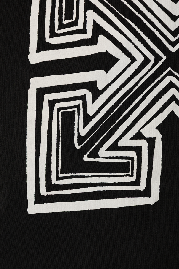 Off-White Kids Camiseta con logotipo estampado
