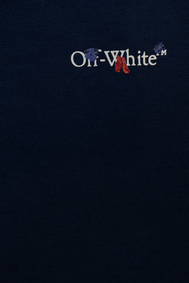 Off-White Kids Poloshirt mit aufgedrucktem Logo