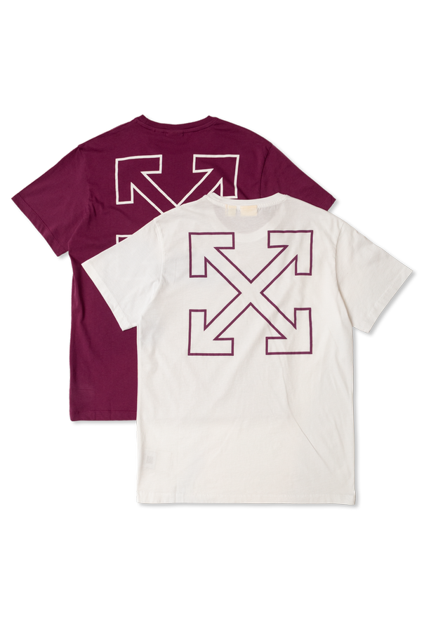 Off-White Kids Doppelpack aus baumwollenen T-Shirts