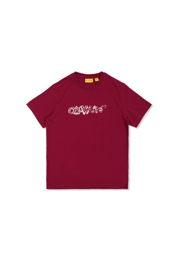 T-shirt with printed logo od Off-White Kids