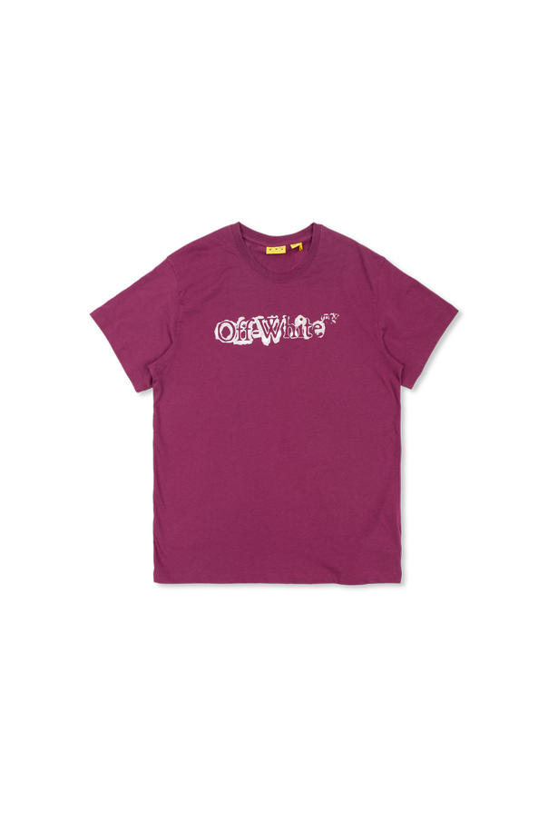 T-shirt with printed logo od Off-White Kids