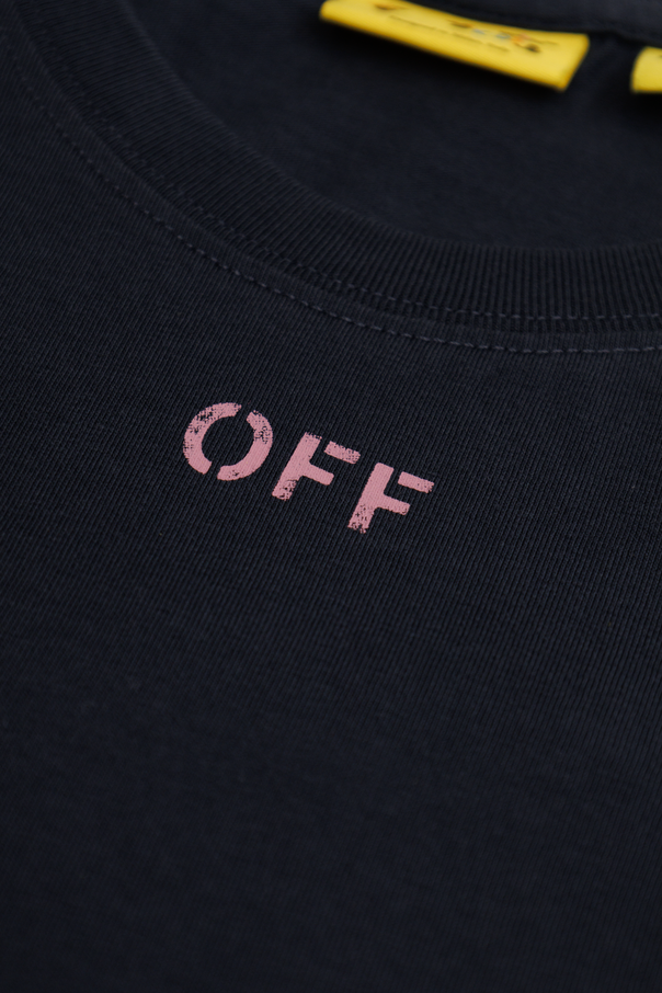 Off-White Kids T-Shirt mit aufgedrucktem Logo