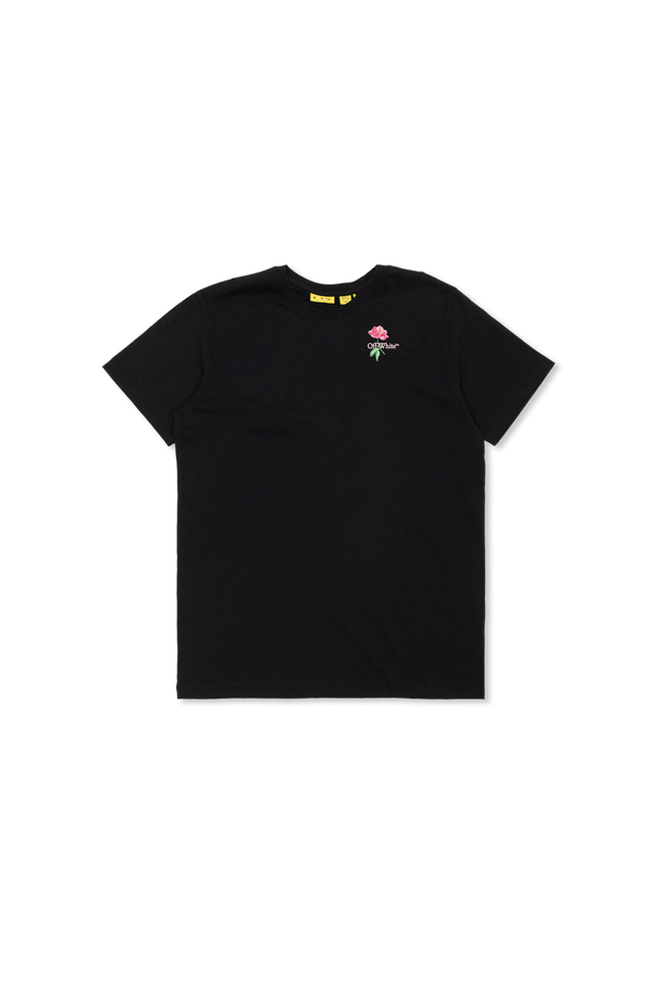 T-shirt with colourful print od Off-White Kids