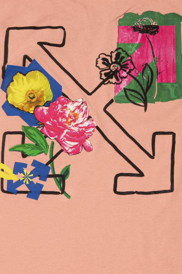 Off-White Kids T-Shirt mit farbigem Print