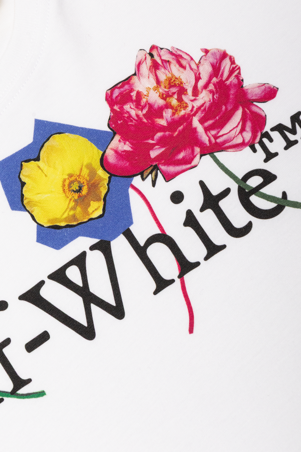 Off-White Kids T-Shirt mit buntem Print