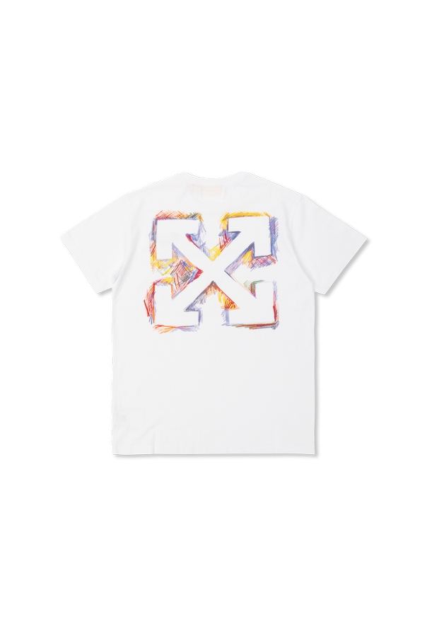 Off-White Kids T-Shirt mit farbigem Print