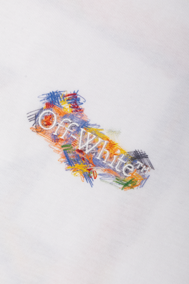 Off-White Kids T-Shirt mit farbigem Print