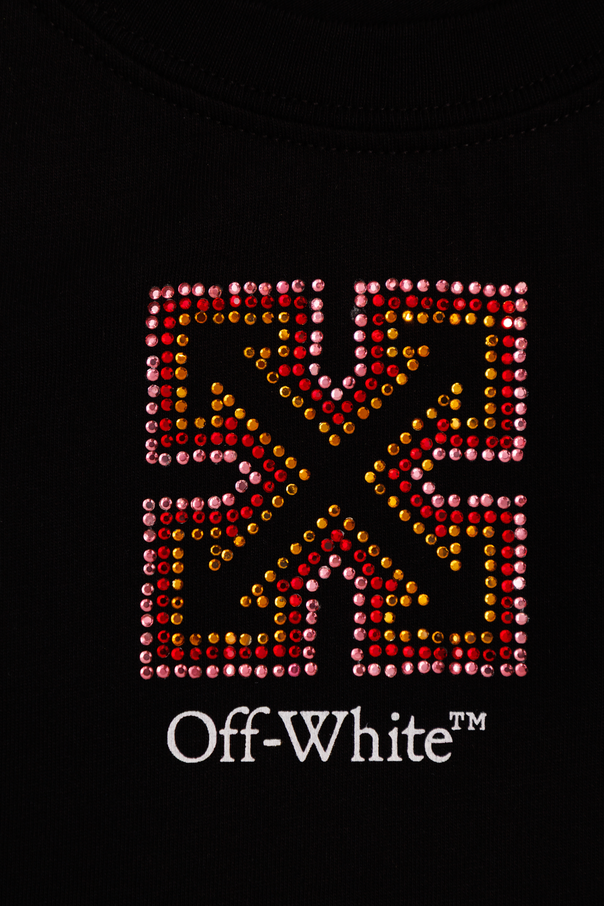 Off-White Kids T-shirt with shimmering sequins