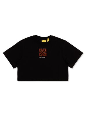 T-Shirt mit glänzenden Pailletten