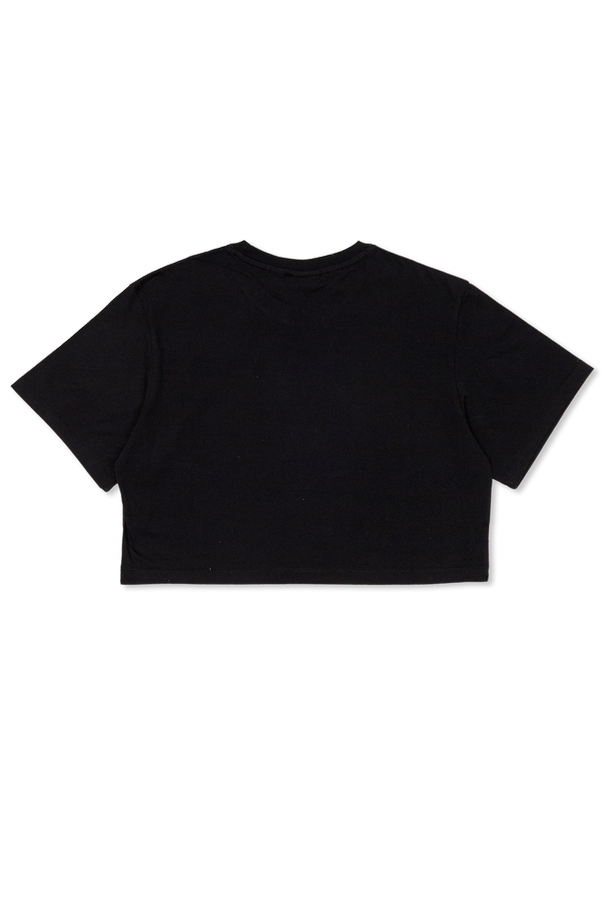 Off-White Kids T-Shirt mit glänzenden Pailletten