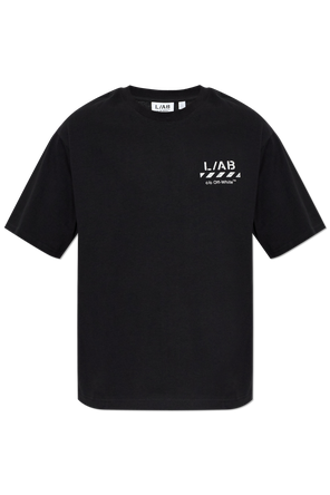 T-shirt with printed logo