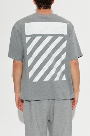 L/AB c/o Off-White Printed logo t-shirt